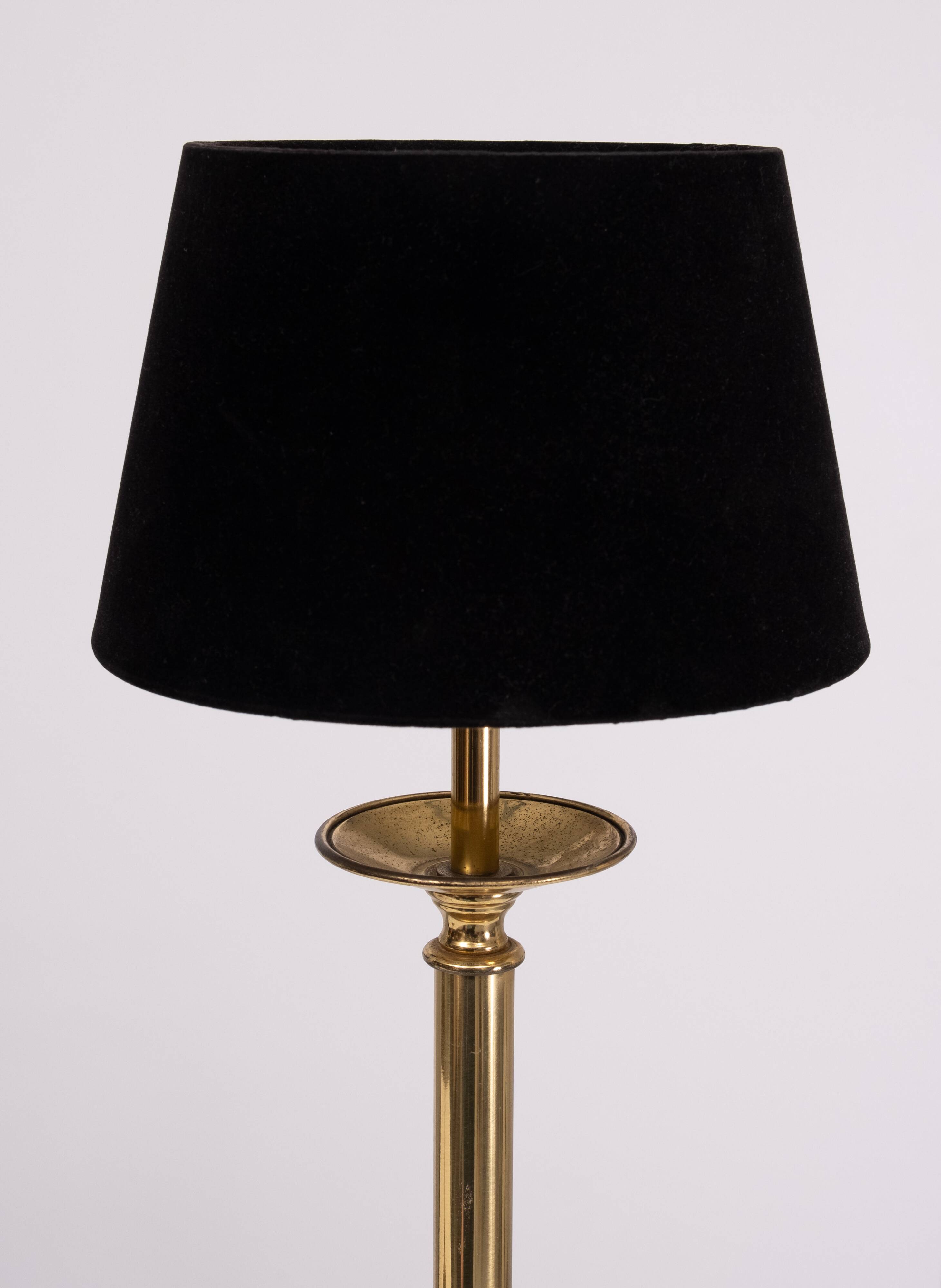 High Classic Brass Table lamps 1970s Germany