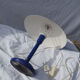 Blue table lamp Aluminor 1960-70