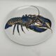 Blue Lobster Plate in Pillivuyt Porcelain