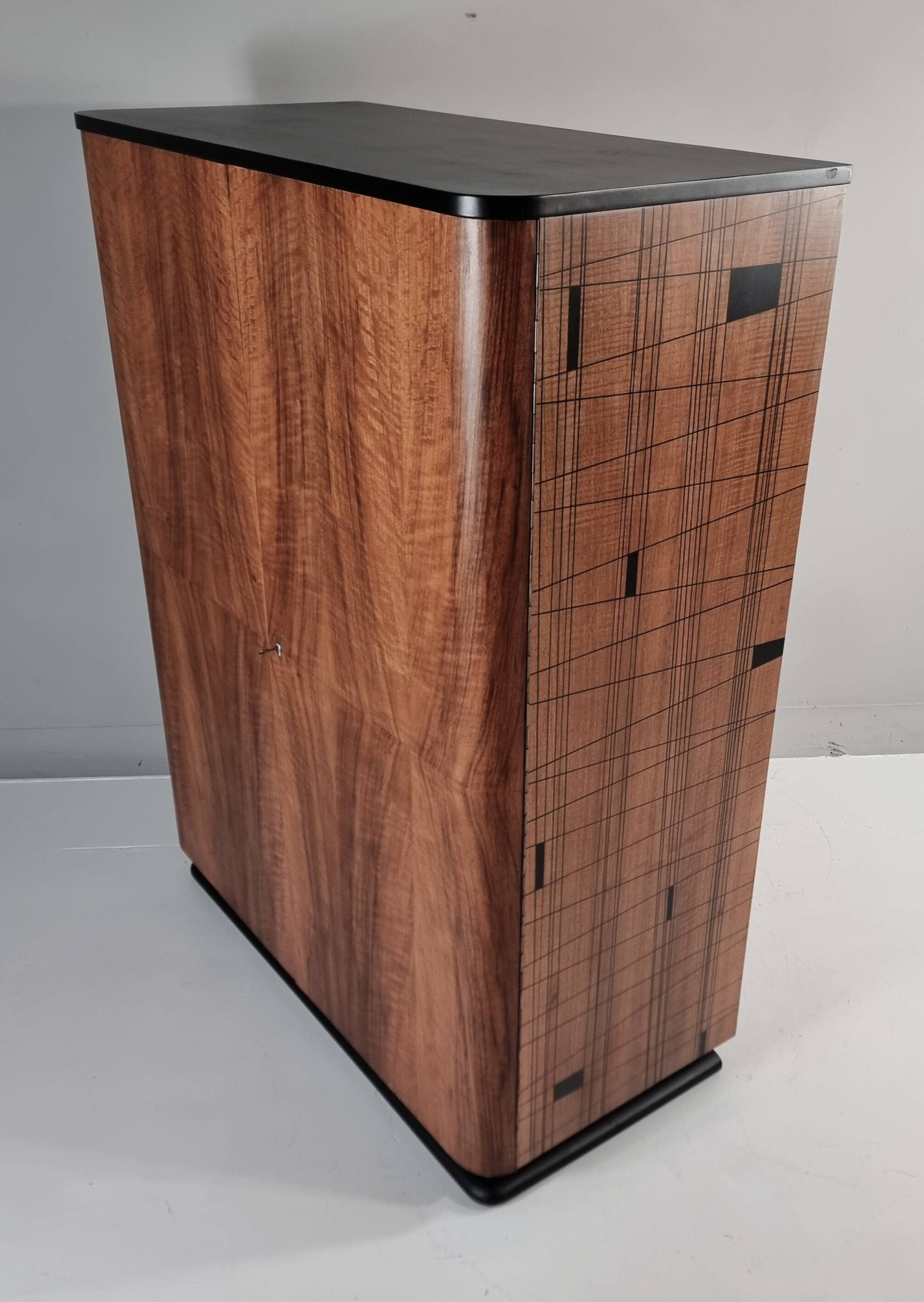 Vintage Walnut Wardrobe, 1960s