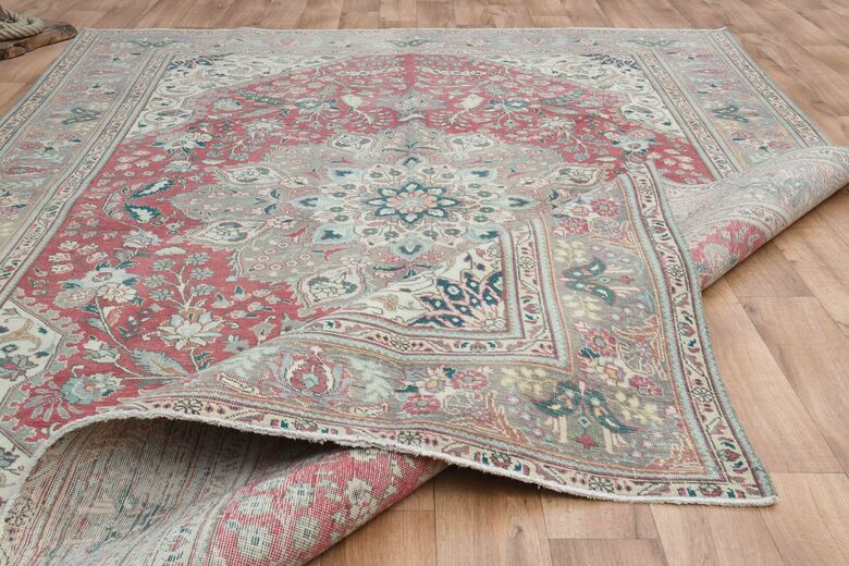 Vintage Red Persian Carpet