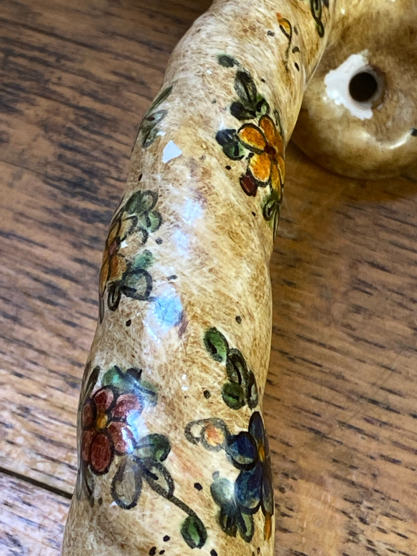 Italian ceramic wall lamp