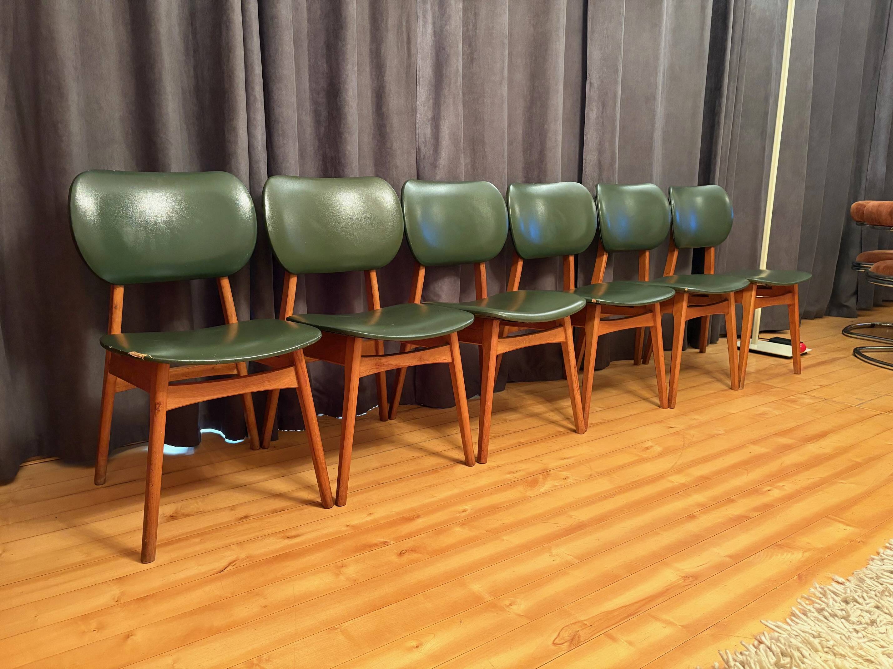 Set of six chairs, 1960s