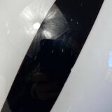 Designer two-tone glass vase