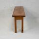 Pair of brutalist benches. Wood. France. Circa 1960.