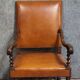 Important antique Louis XIII style office chair, 19th century