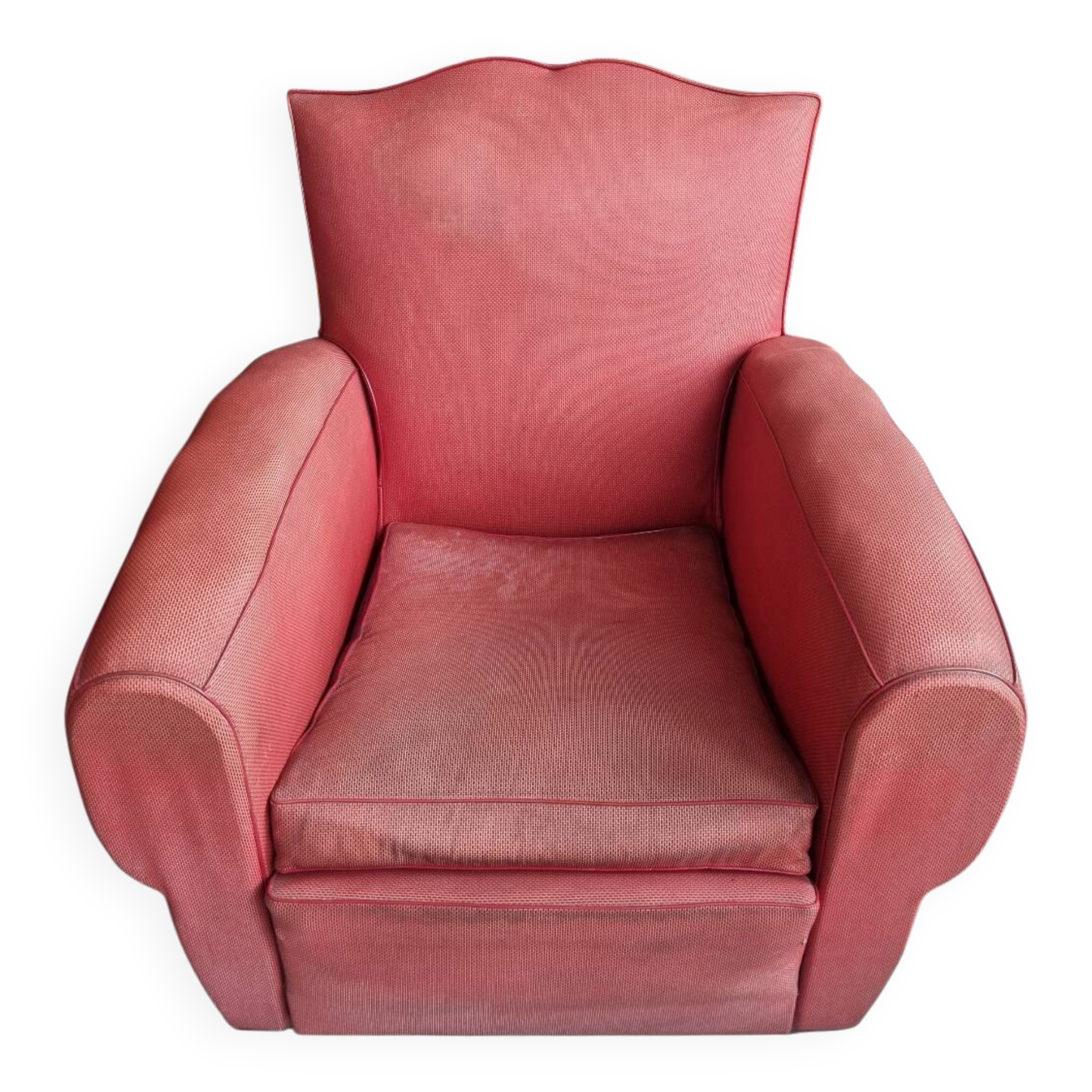 Ancien fauteuil club moustache