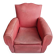 Ancien fauteuil club moustache