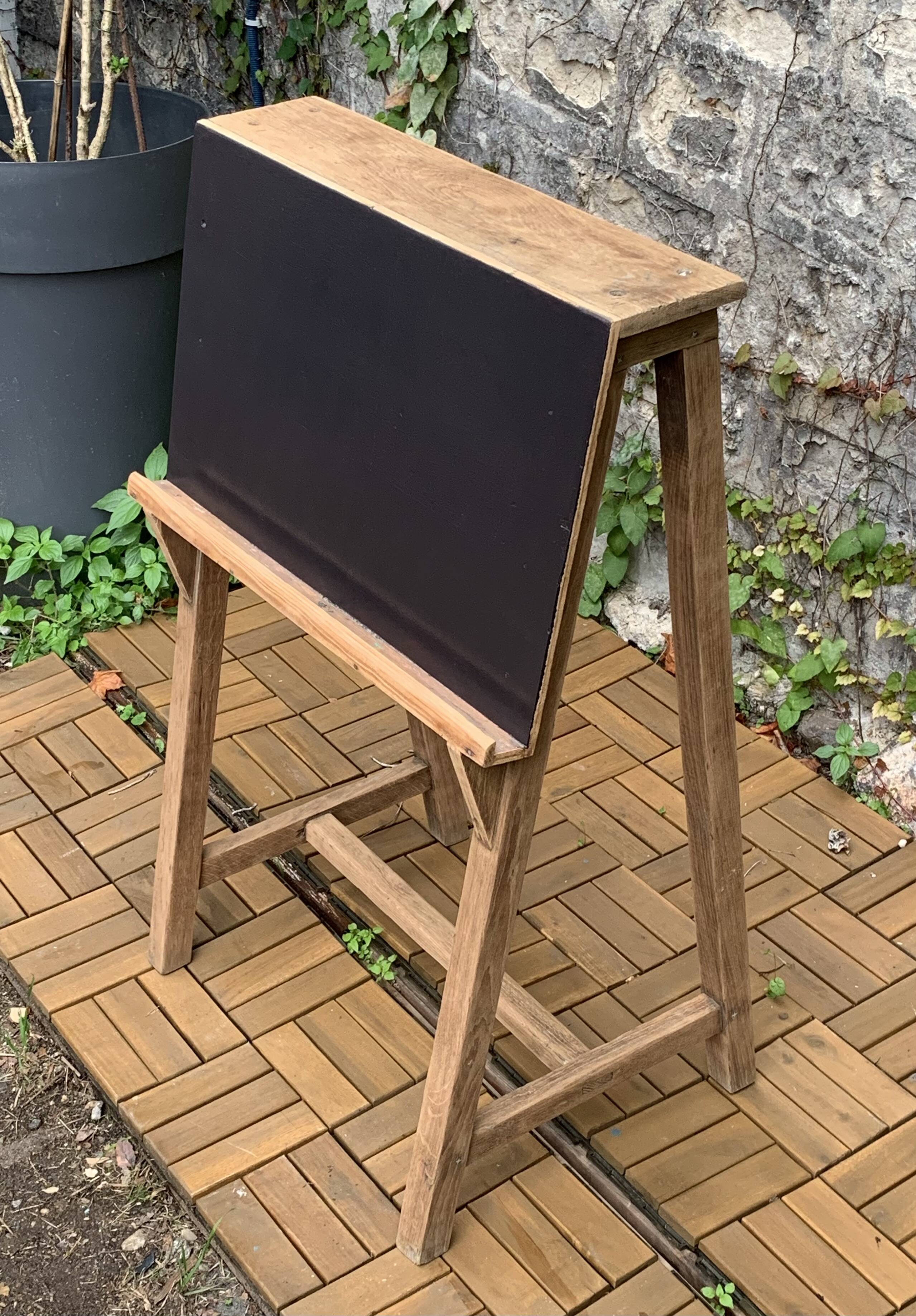 Oak school easel, 1950