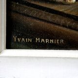 Painting, still life with shells, 70s