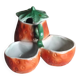 Salière poivrière pot a moutarde barbotine