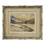 Tableau "Village de montagne"