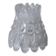 Bubble and granite glass tulip Germany 1970s