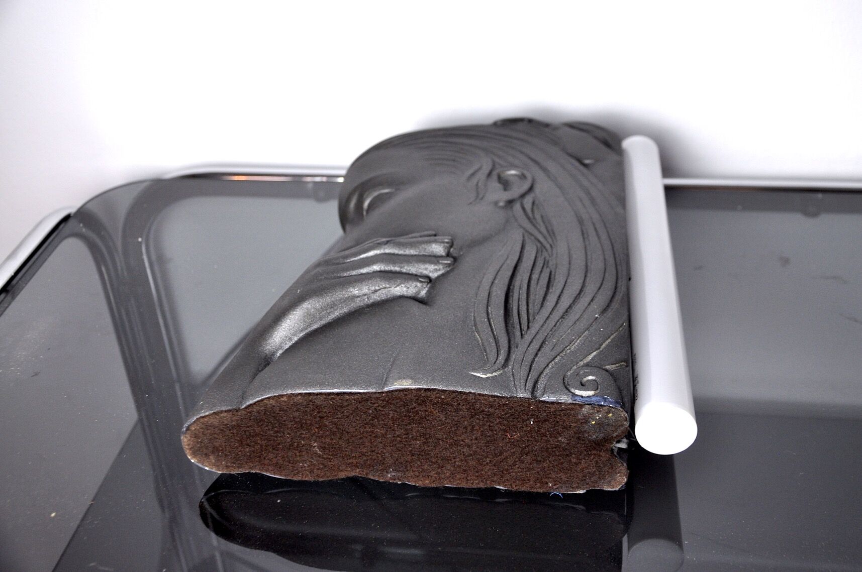 Lampe buste de Femme, platre, France, 1970