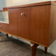 Enfilade Scandinavian tv cabinet of the 60s in teak
