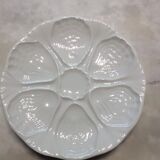 3 white porcelain plates