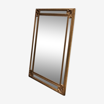 Vintage gilded Deknudt mirror, 122x92 cm