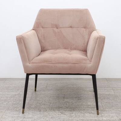 Dutchbone Kate pastel pink armchair