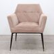 Dutchbone Kate pastel pink armchair