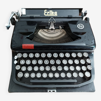 Old erika model m typewriter + instructions + box