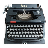 Old erika model m typewriter + instructions + box