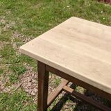 Old farmhouse table in chene circa 1950