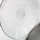 Large Platter Fleur, Vintage Decorative Clear Plate / Arcoroc / France