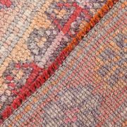 3x13 Soft Pink Vintage Oushak Long Stairs Runner Rug, 83x379 Cm