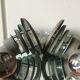Pair of classic danish copper outdoor lamps