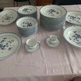 Amphitrite tableware service Ervuis and Raynaud 64 pieces