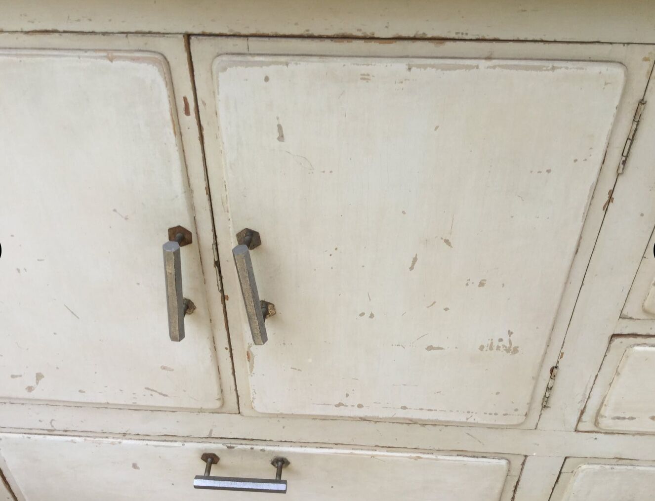 Vintage white skated buffet