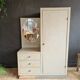 Asymmetrical cabinet