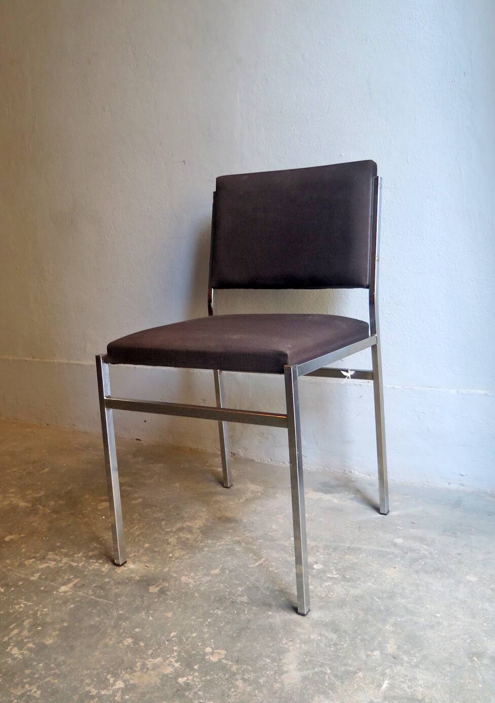 Chrome metal chair, 1960s