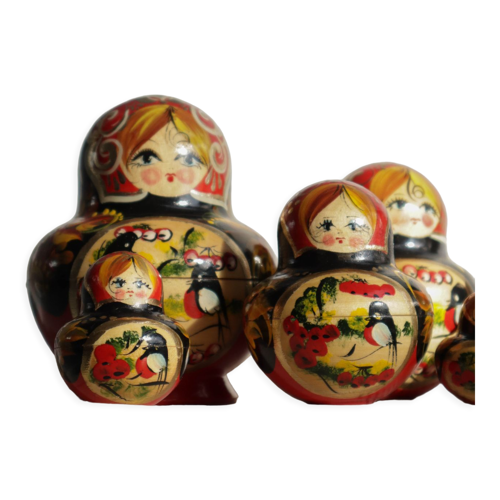 Lot de poupées russes – matryoshka vintage