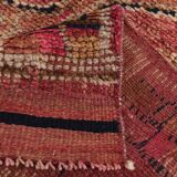 Red Cream Tribal Turkish Runner Rug 88x311Cm SK 18885