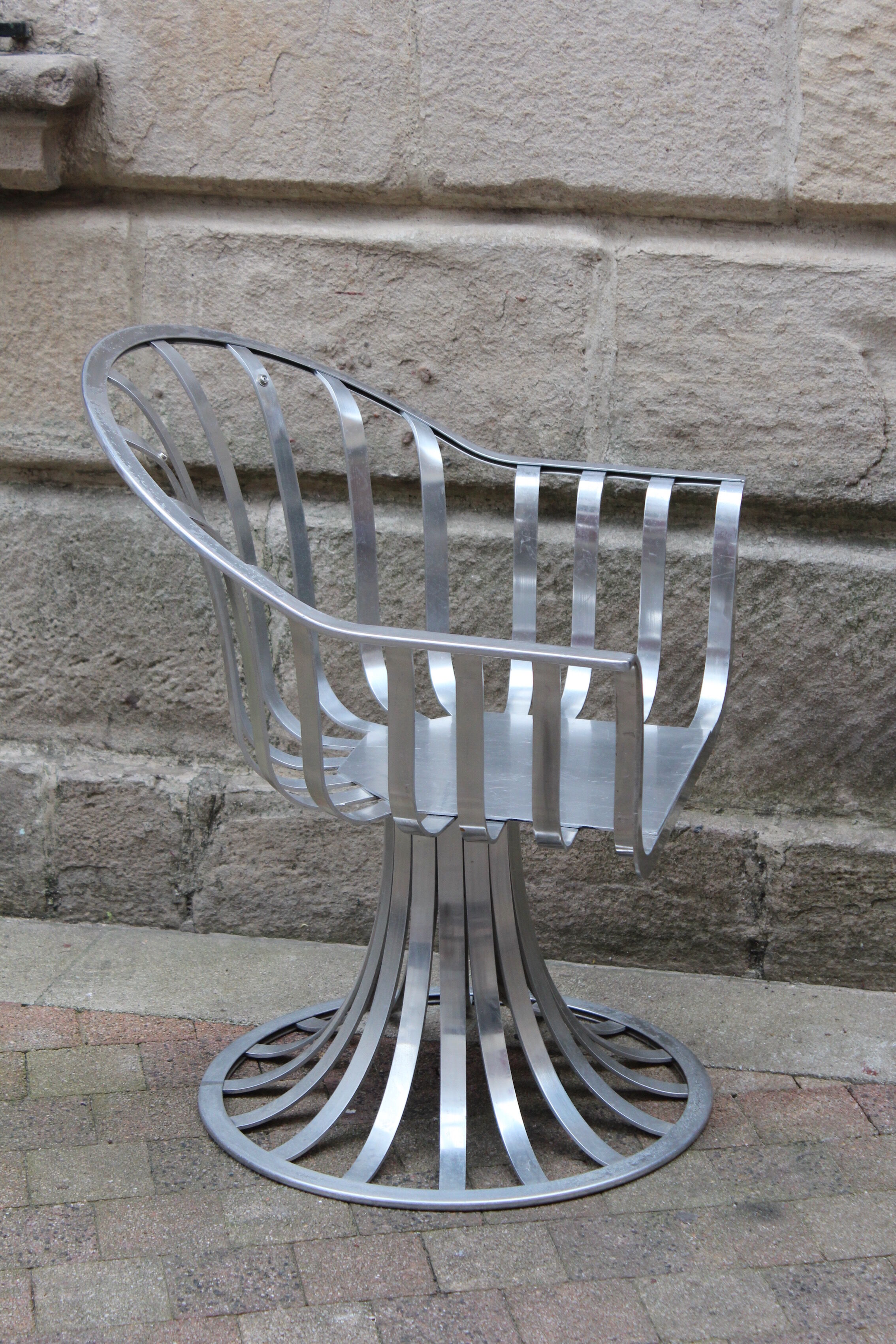 Armchair Aluminium 1970 - Unique model