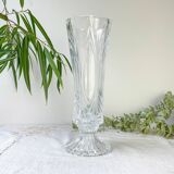 Vintage Art Deco Style Crystal Vase