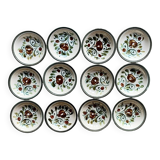 Set of 12 boch la louvière soup plates - argenteuil series