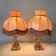 Pair of 60s glass lamps