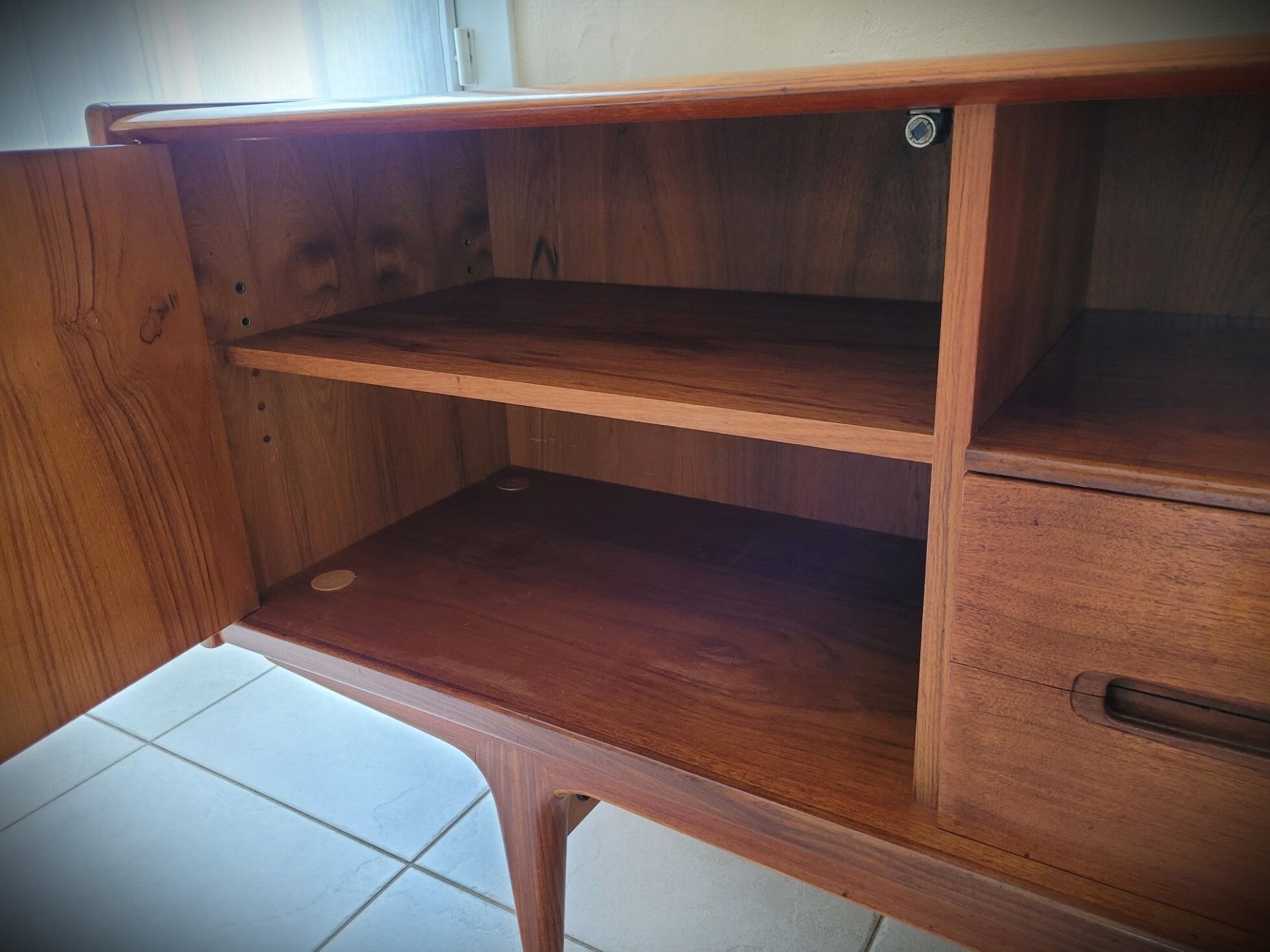 Scandinavian design in teak