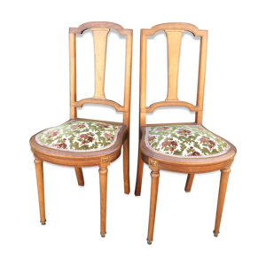 Chaises raquettes duo capitonnées