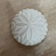 Pair of midcentury design glass ceiling lamps/flush mounts or wall lamps, 1970s