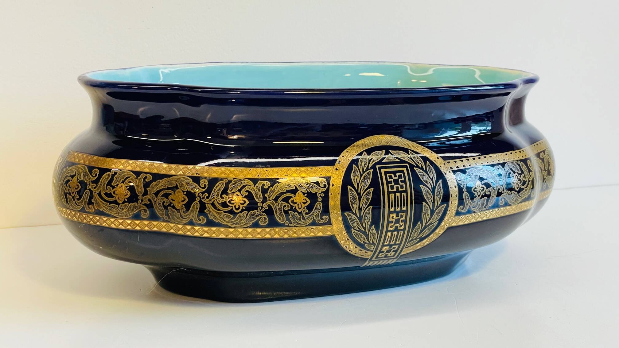 CACHE POT Ceramic SARREGUEMINES France