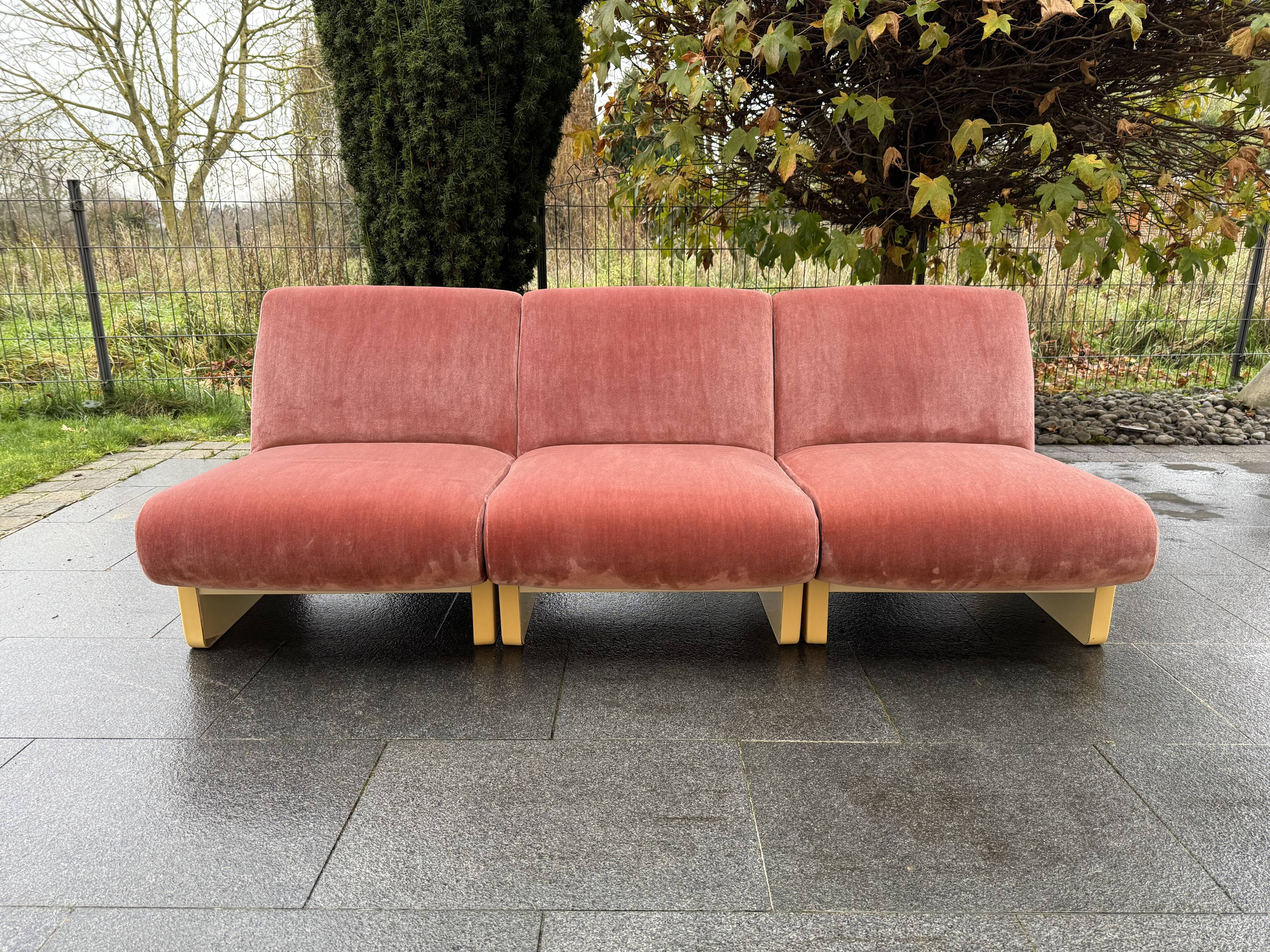 1970s modular sofa and armchairs