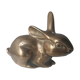 Lapin en laiton doré