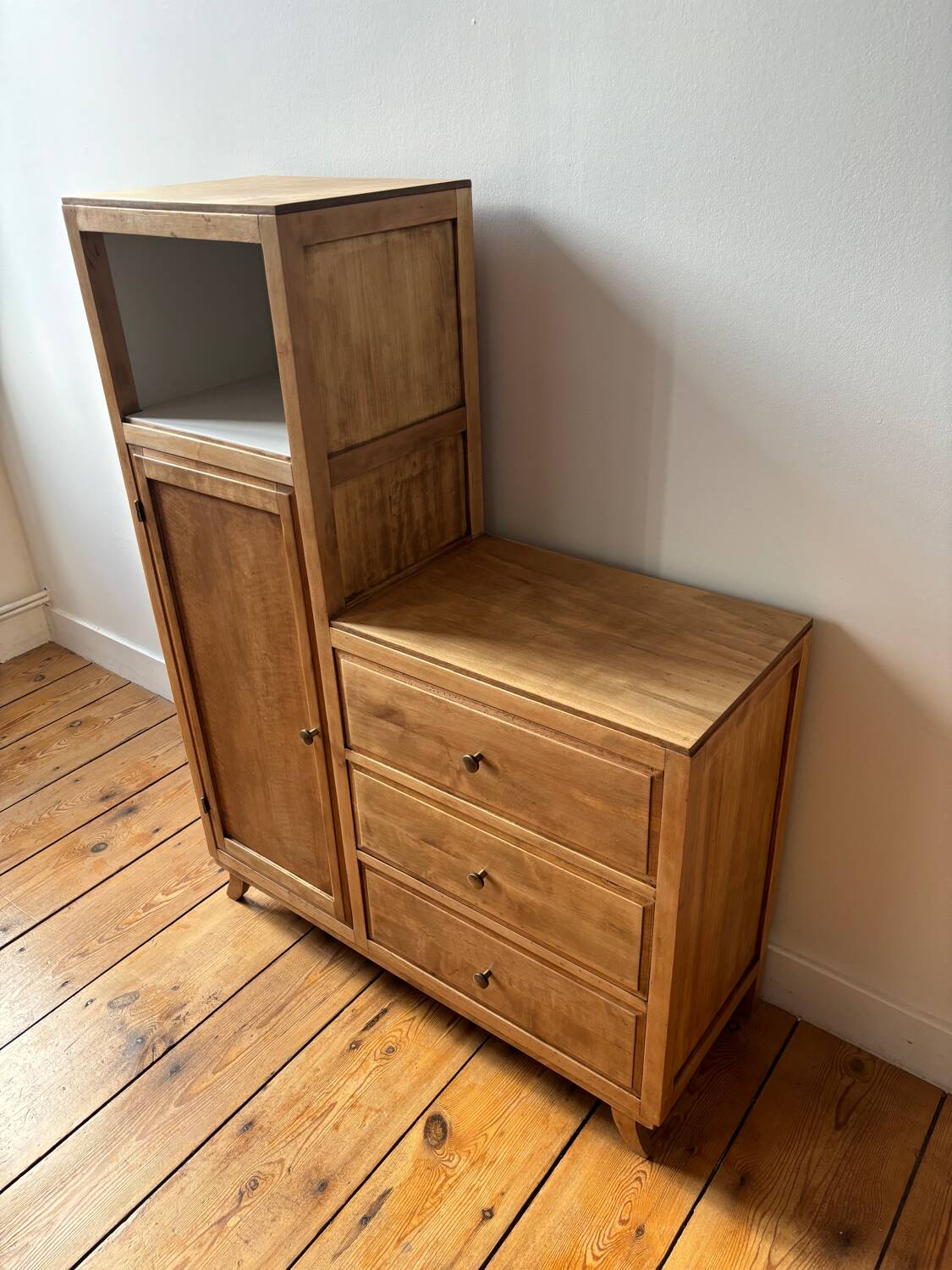 Vintage asymmetrical wardrobe