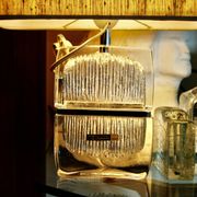 Vintage crystal lamp for the daum house in nancy 1960