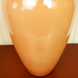 Iridescent blown glass vase