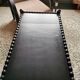 Vintage black rolling serving cart