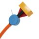 Ettore Sottsass Treetops Multicolored Metal Floor Lamp, Memphis Milano, 1981